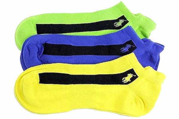  Polo Ralph Lauren Men's 3-Pack Sport Socks Sz: 10-13 Fits Shoe 6-12.5 