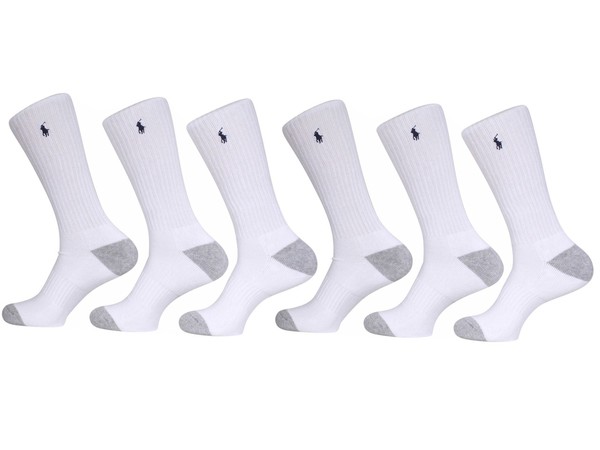  Polo Ralph Lauren Socks Men's 6-Pairs Classic Sport Crew 