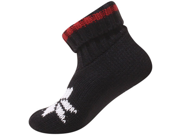  Polo Ralph Lauren Women's Slipper Socks Snowflake Bootie 