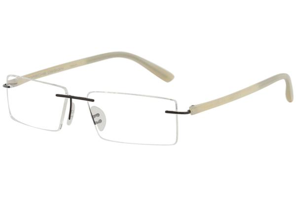  Porsche Design Men's Eyeglasses P'8205 P8205 S2 Rimless Optical Frame 