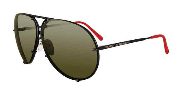  Porsche Design P8478 P'8478 Sunglasses Pilot w/Extra Interchangeable Lenses 