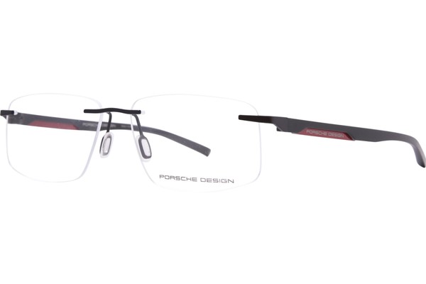  Porsche Design P8748 Eyeglasses Men's Rimless Square Shape 