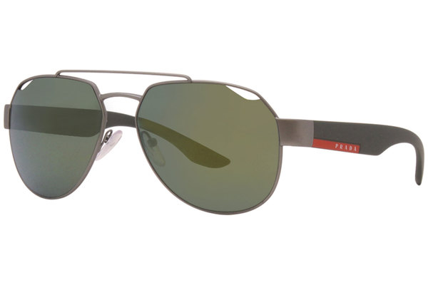 Prada Linea Rossa PS-57US Sunglasses Men's Round Shape