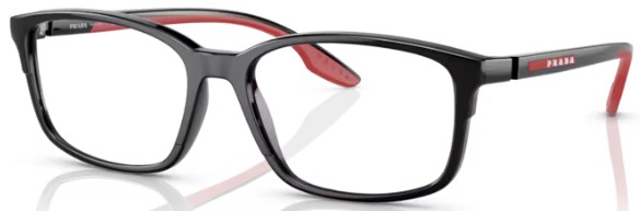 Prada Linea Rossa PS 01PV Eyeglasses Men's Full Rim Pillow Shape