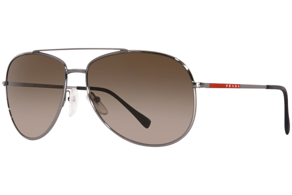  Prada Men's Linea Rossa SPS55U SPS/55/U Fashion Pilot Sunglasses 