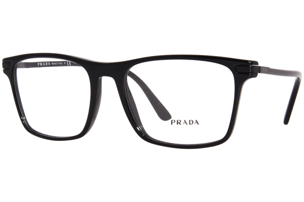 Prada PR-01WV Eyeglasses Men's Full Rim Rectangle Shape