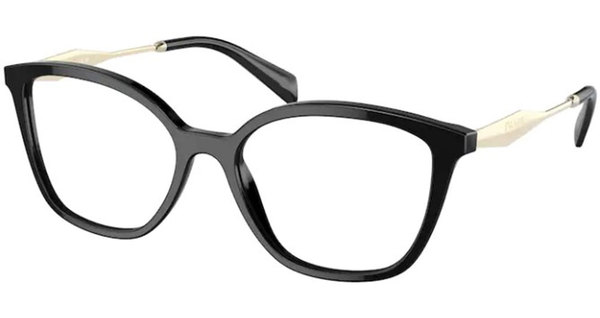  Prada PR 02ZV Eyeglasses Women's Full Rim Butterfly Shape 