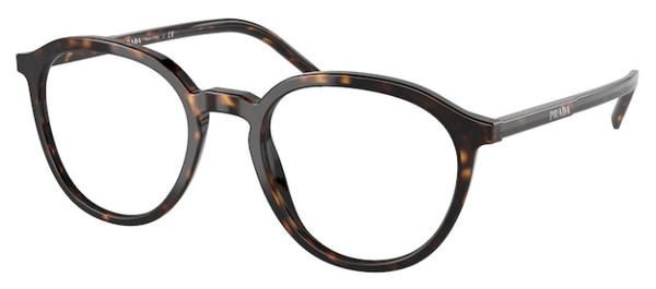 Prada PR-12YV Eyeglasses Men's Full Rim Round Shape