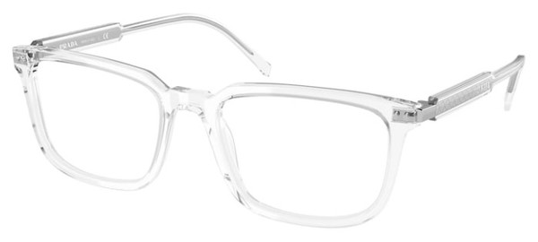 Prada PR 13YV Eyeglasses Men's Full Rim Rectangle Shape