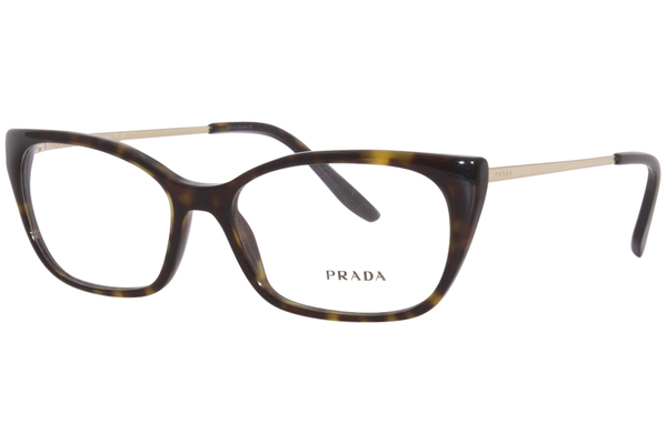 Prada VPR-14X Eyeglasses Women's Full Rim Cat Eye