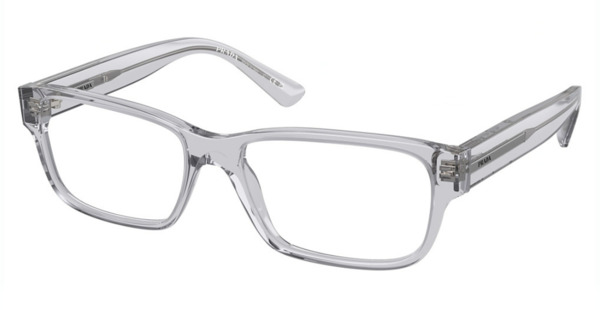 Prada PR 18ZV Eyeglasses Men's Full Rim Rectangle Shape