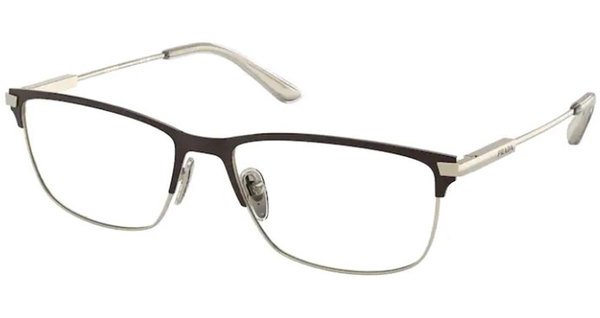  Prada PR 55ZV Eyeglasses Men's Full Rim Rectangle Shape 