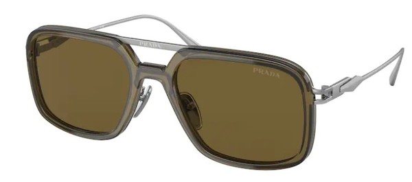 Prada PR-57ZS Sunglasses Men's Pillow Shape