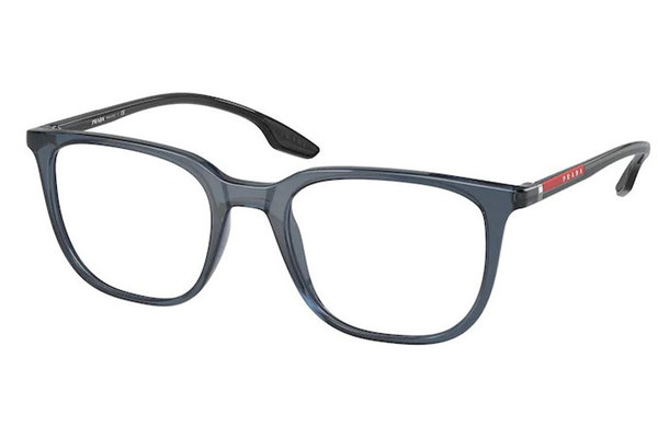  Prada Linea Rossa PS 01OV Eyeglasses Men's Full Rim Pillow Shape 