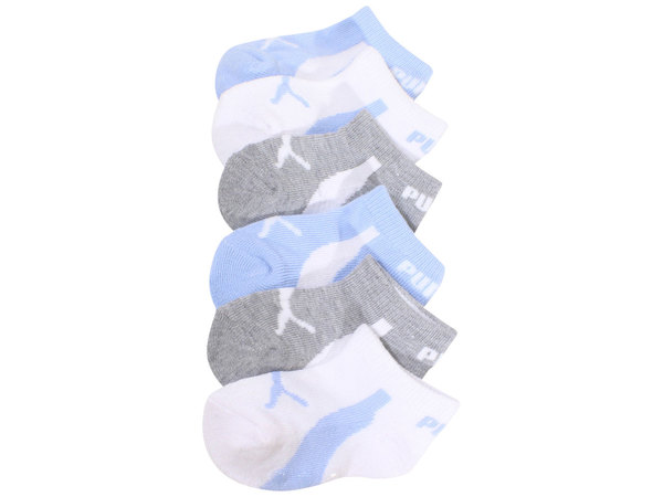  Puma Infant Boy's Low Cut Socks 6-Pairs Cushioned 