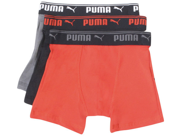  Puma Little/Big Boy's Boxer Briefs Underwear 3-Pairs Performance 