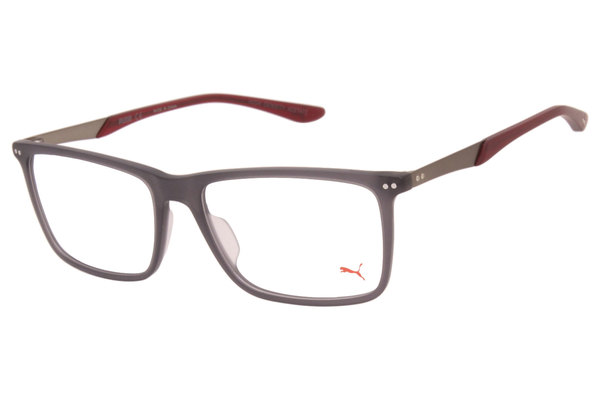 Puma PU0096O Eyeglasses Men's Full Rim Rectangular Optical Frame