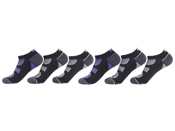  Puma Women's Socks 6-Pack Low Cut Sportstyle 