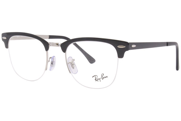  Ray Ban Clubmaster-Metal RB3716-V-M Eyeglasses Men's Semi Rim Square Shape 