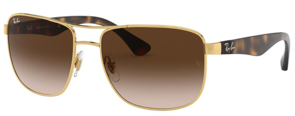  Ray Ban Men's RB3533 RB/3533 RayBan Fashion Pilot Sunglasses 