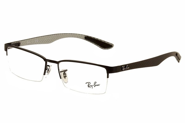  Ray Ban RX8412 Eyeglasses Full Rim Rectangle Shape 