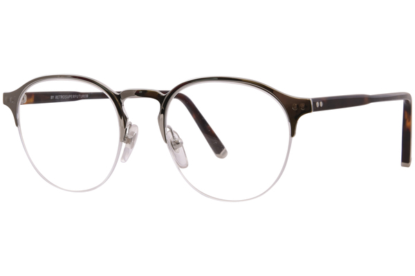 RetroSuperFuture Numero-38 Eyeglasses Semi Rim Round Shape