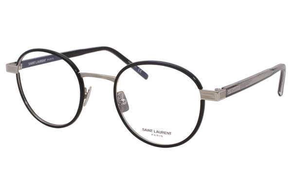  Saint Laurent SL125 Eyeglasses Men's Full Rim Round Optical Frame 