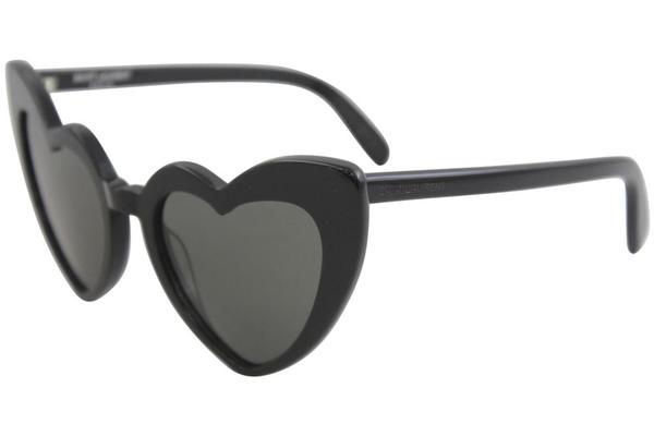  Saint Laurent Women's LouLou SL181 SL/181 Retro Heart Cat Eye Sunglasses 