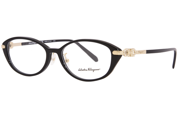  Salvatore Ferragamo Eyeglasses Women's Full Rim Oval Shape 