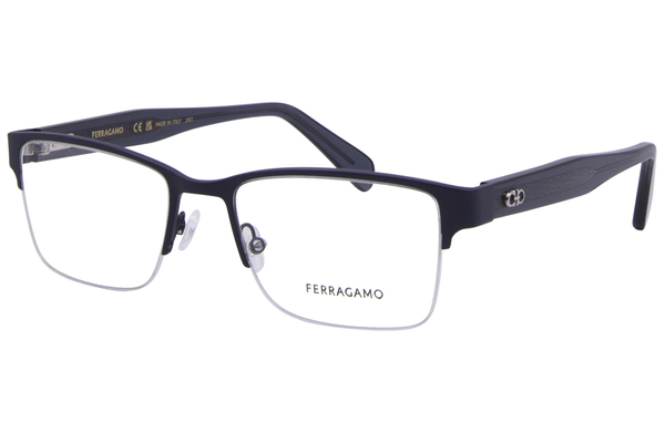  Salvatore Ferragamo SF2222 Eyeglasses Men's Full Rim Rectangle Shape 