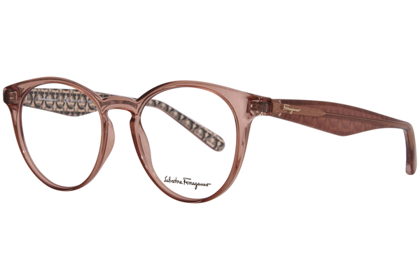  Salvatore Ferragamo SF2867 Eyeglasses Women's Full Rim Round Shape 