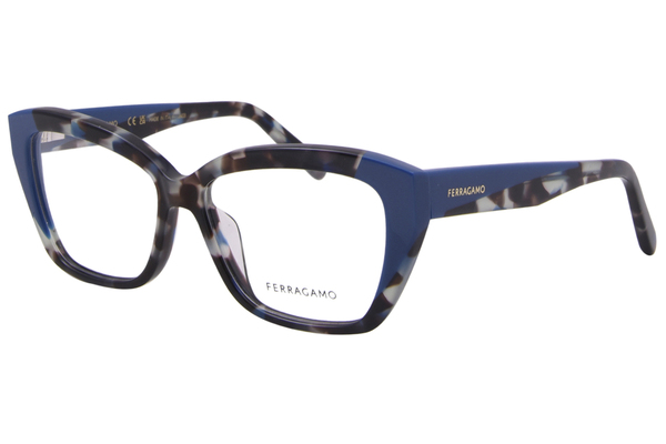  Salvatore Ferragamo SF2938 Eyeglasses Women's Full Rim Cat Eye 