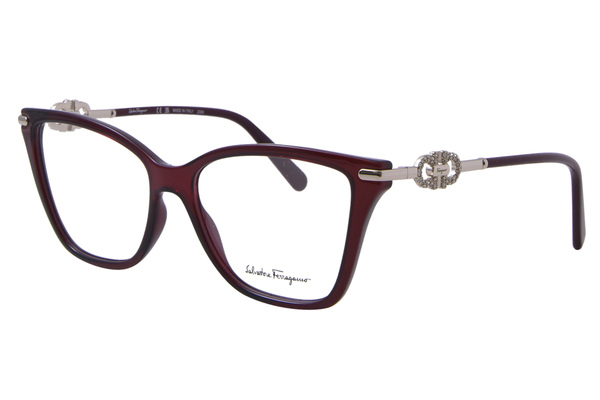  Salvatore Ferragamo SF2949R Eyeglasses Women's Full Rim Cat Eye 