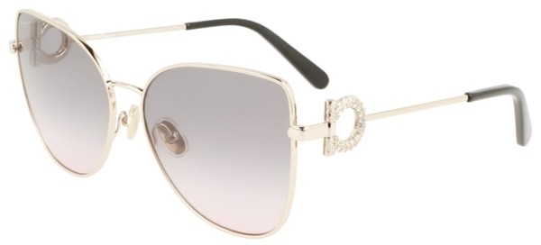  Salvatore Ferragamo SF296SR Sunglasses Women's Cat Eye 