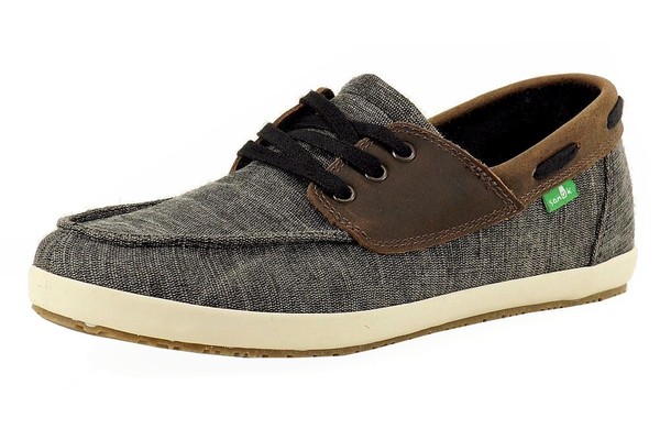 Sanuk leather boat shoes on sale