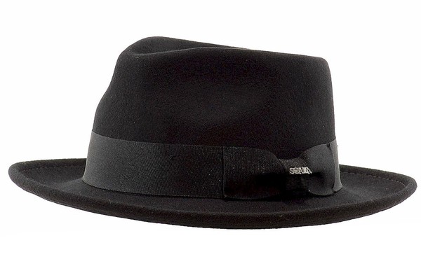  Scala Classico Men's Wool Felt Crushable Fedora Hat 