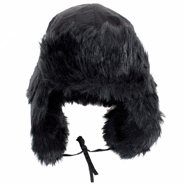  Scala Pronto Faux Fur Trimmed Trooper Cap Hat 