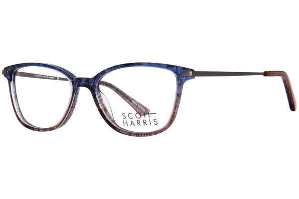  Scott Harris SH-628 Eyeglasses Women's Full Rim Oval Shape 