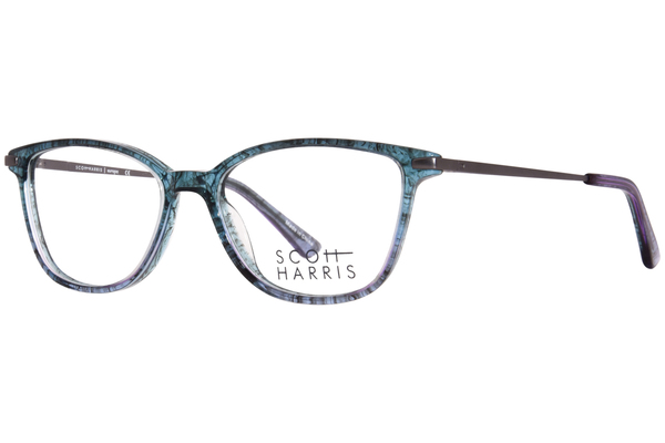  Scott Harris SH-628 Eyeglasses Women's Full Rim Oval Shape 