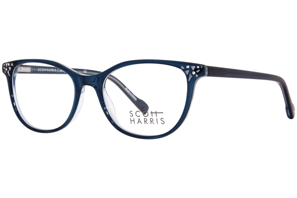  Scott Harris SH-728 Eyeglasses Women's Full Rim Oval Shape 