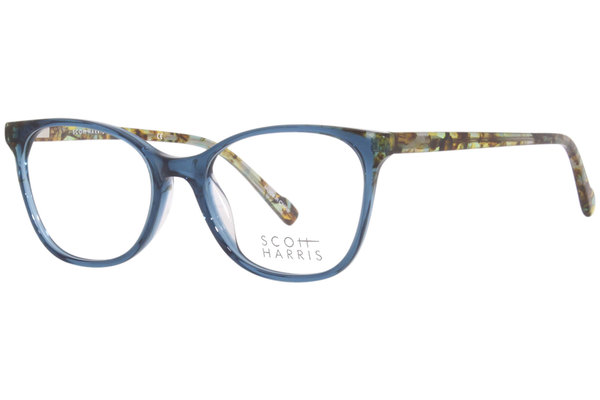 Scott Harris SH-734 Eyeglasses Women's Full Rim Oval Shape