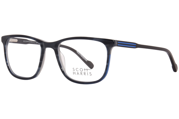  Scott Harris SH-804 Eyeglasses Men's Full Rim Square Shape 