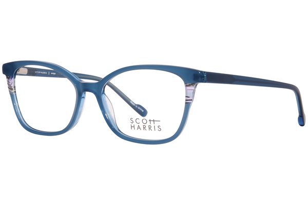  Scott Harris SH-852 Eyeglasses Women's Full Rim Cat Eye 