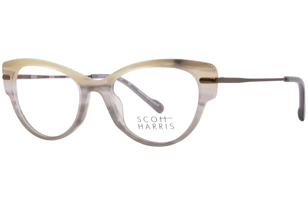  Scott Harris SH-876 Eyeglasses Women's Full Rim Oval Shape 