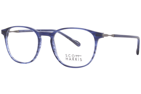  Scott Harris UTX SHX-004 Eyeglasses Full Rim Square Shape 