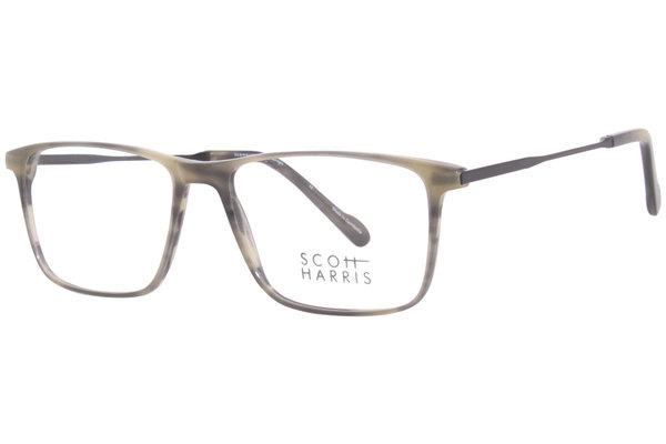  Scott Harris UTX SHX-008 Eyeglasses Men's Full Rim Rectangle Shape 