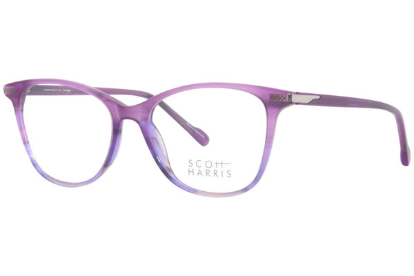  Scott Harris UTX SHX-011 Eyeglasses Women's Full Rim Oval Shape 