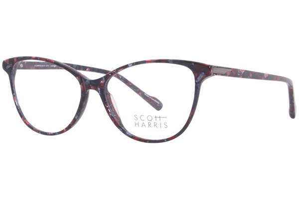  Scott Harris UTX SHX-015 Eyeglasses Women's Full Rim Oval Shape 