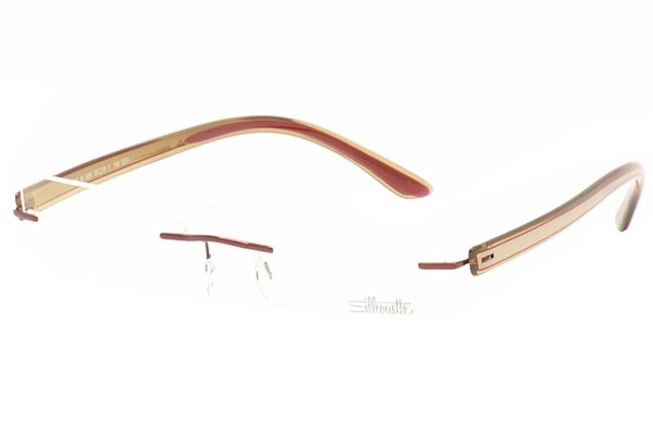  Silhouette Eyeglasses Modern Shades Chassis 5250 Rimless Optical Frame 