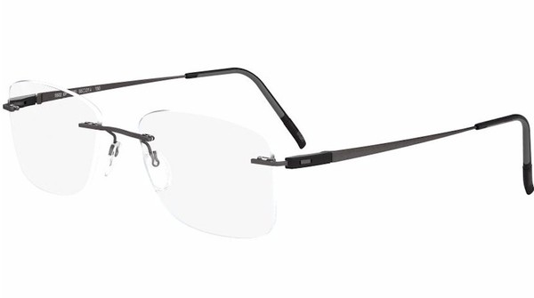  Silhouette Eyeglasses Racing Collection Chassis 5502 Rimless Optical Frame 